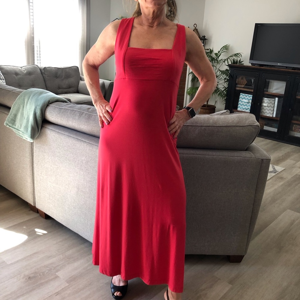 Coldwater Creek Red Dress PS